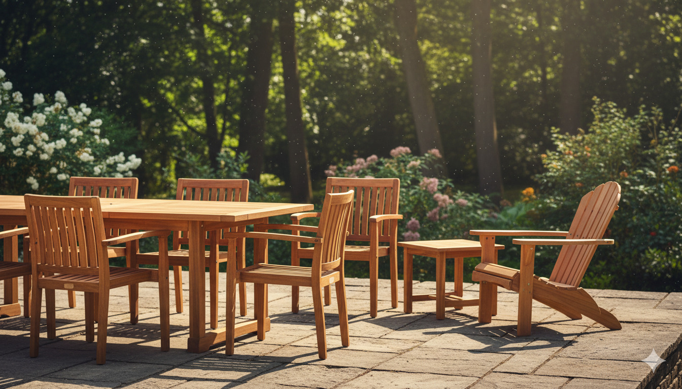 Hardwood outdoor furniture
